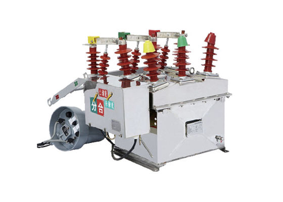 12kV Outdoor Vacuum Circuit Breaker Stainless Steel Made 3 Pole Outdoor Powerful Vacuum Circuit Breaker Warna Perak
