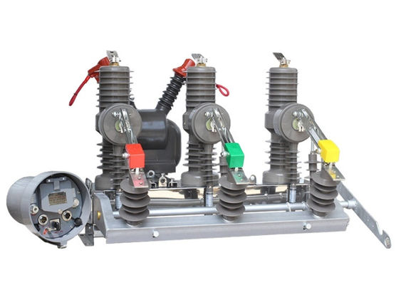 ZW32-12 ((F) Seri High Voltage Vacuum Circuit Breaker Dengan Controller Manual/Automatic Stainless Steel Sectionalizer