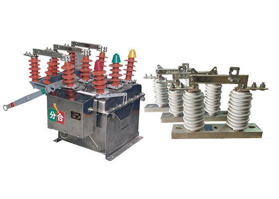 ZW8-12 High Voltage Vacuum Circuit Breaker Untuk Perlindungan Substation Menggunakan GW9-10 Hookstick Operated Switch