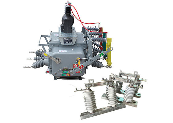50Hz Vacuum Circuit Breaker AC Power Recloser Pemutus Sirkuit Dengan Controller Dengan Vertical Breaker Switch GB1984-2003