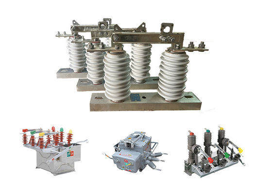Listrik Outdoor Disconnector Switch Untuk Disconnection dan Isolasi Tegangan Tinggi Keramik Dan Baja Disconnect Switch