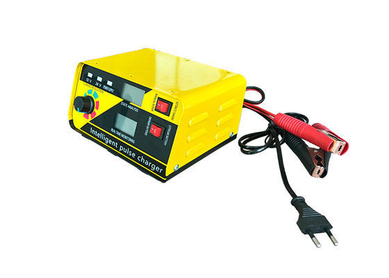 HAS-L-618D Motor Battery Charger Led Display Warna Kuning Lithium Battery Charger Smart Battery Maintainer