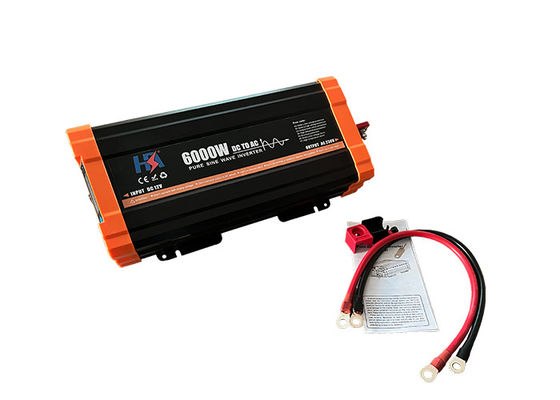 HAS-6000 Home Power Inverter Beradaptasi dengan Soket yang Berbeda Efisiensi Tinggi Output Gelombang Sinus Murni Inverter Multiple Use